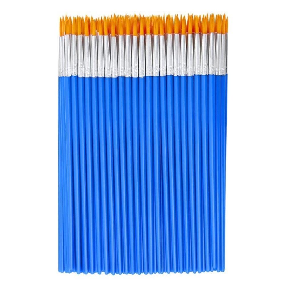 50/100Pcs Small Paint Brushes Flat and Round Pointed Paint Brushes for Kids Craft Brushes for Classroom Acrylic Oil Watercolor
50/100Pcs Small Paint Brushes Flat and Round Pointed Paint Brushes for Kids Craft Brushes for Classroom Acrylic Oil Watercolor