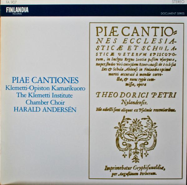 LP Record KLEMETTI-OPISTON KAMARIKUORO, HARAL - Piae Cantiones FA907 FINLANDIA RECOR 1983 Finland Classical Used
LP Record KLEMETTI-OPISTON KAMARIKUORO, HARAL - Piae Cantiones FA907 FINLANDIA RECOR 1983 Finland Classical Used