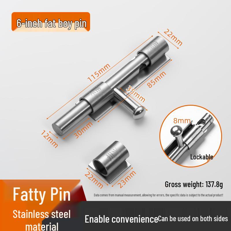 Heavy Duty Stainless Steel Door Latch Bolt for Enhanced Security
Heavy Duty Stainless Steel Door Latch Bolt for Enhanced Security