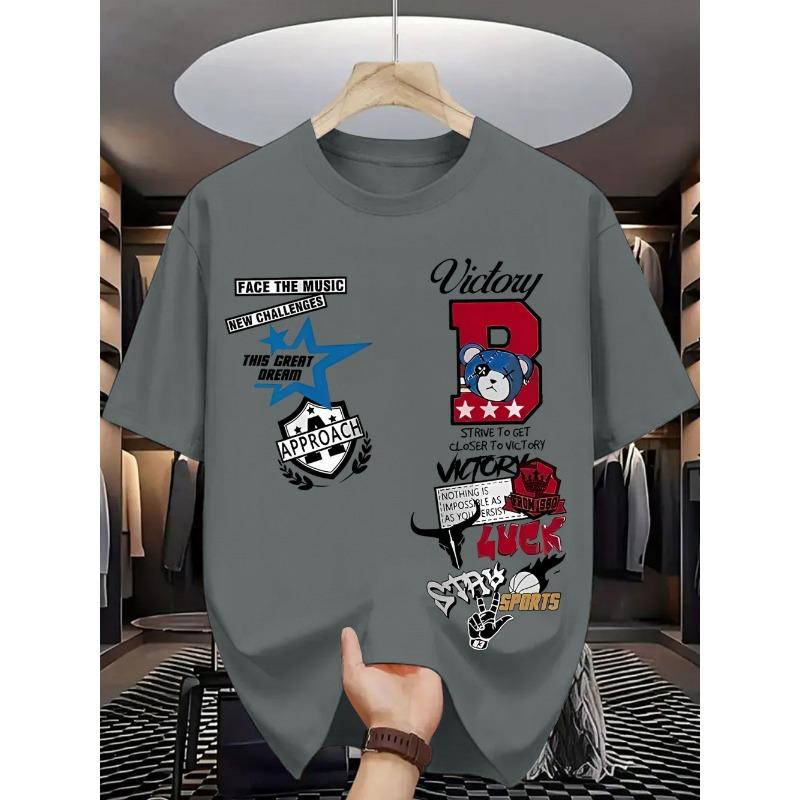 New Men s Summer Personalized Letter Graffiti Printed Comfortable and Breathable Round Neck T-shirt Outdoor Street Top 6XL
New Men s Summer Personalized Letter Graffiti Printed Comfortable and Breathable Round Neck T-shirt Outdoor Street Top 6XL