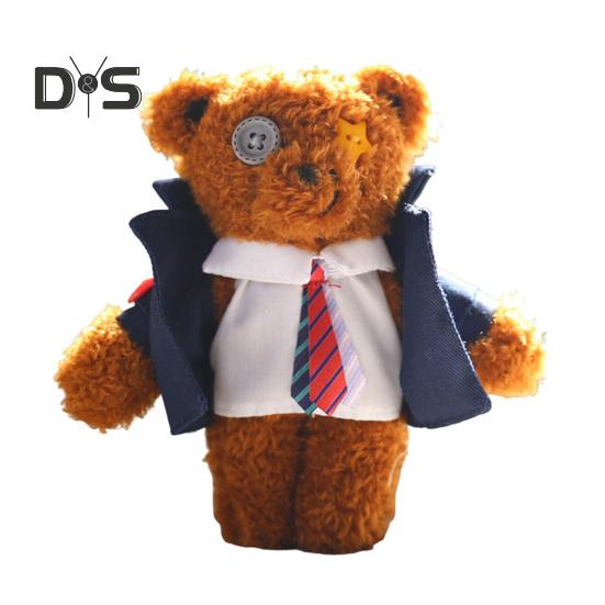 Брелок-подвеска в виде плюшевого медведя с ремешком, мягкий хлопковый брелок для ключей с чучелом животного для поделок своими руками, украшения для рюкзака автомобиля Bear
Брелок-подвеска в виде плюшевого медведя с ремешком, мягкий хлопковый брелок для ключей с чучелом животного для поделок своими руками, украшения для рюкзака автомобиля Bear