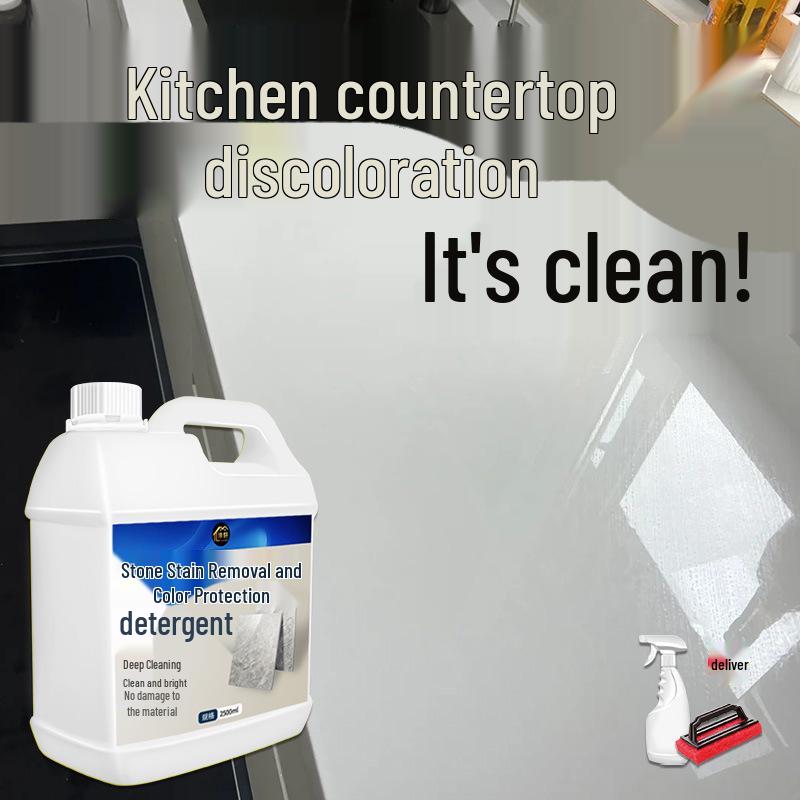 Stone Cleaner for Kitchen, Tile, Stovetop, Marble & Granite - Effective Yellowing Stain Remover
Stone Cleaner for Kitchen, Tile, Stovetop, Marble & Granite - Effective Yellowing Stain Remover