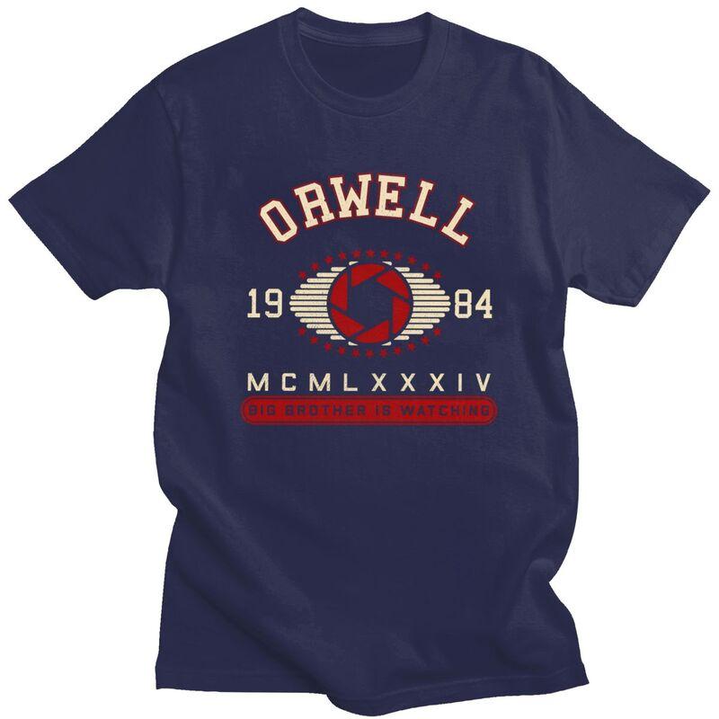1984 George Orwell Quotes Tshirt Men Women Short Sleeves Fashion Casual Clothing Summer Loose Oversized 100 Cotton Tee Tops 4XL
1984 George Orwell Quotes Tshirt Men Women Short Sleeves Fashion Casual Clothing Summer Loose Oversized 100 Cotton Tee Tops 4XL