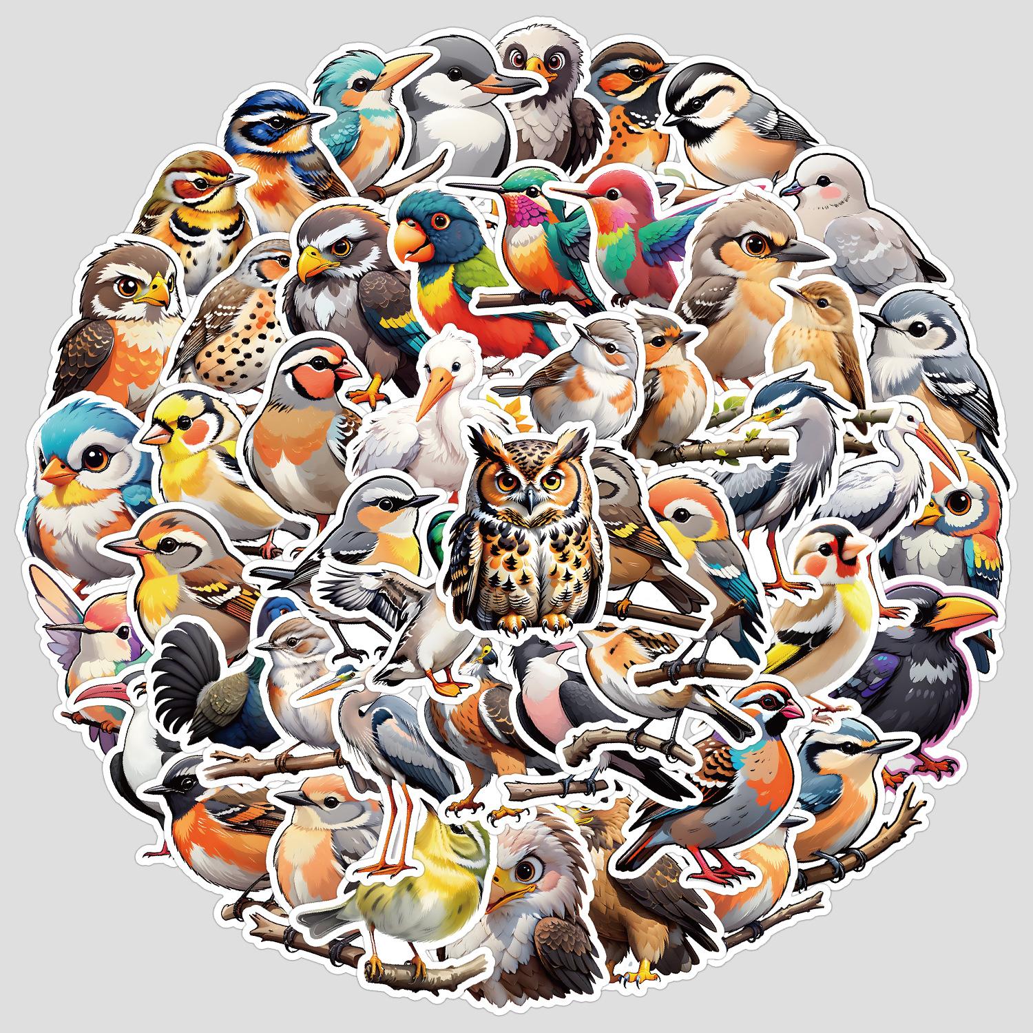 50 Colorful Bird Doodle Stickers, Creative Animal Stickers, Waterproof Decorative Stickers for Water Cups, Mobile Phones, and Computers
50 Colorful Bird Doodle Stickers, Creative Animal Stickers, Waterproof Decorative Stickers for Water Cups, Mobile Phones, and Computers