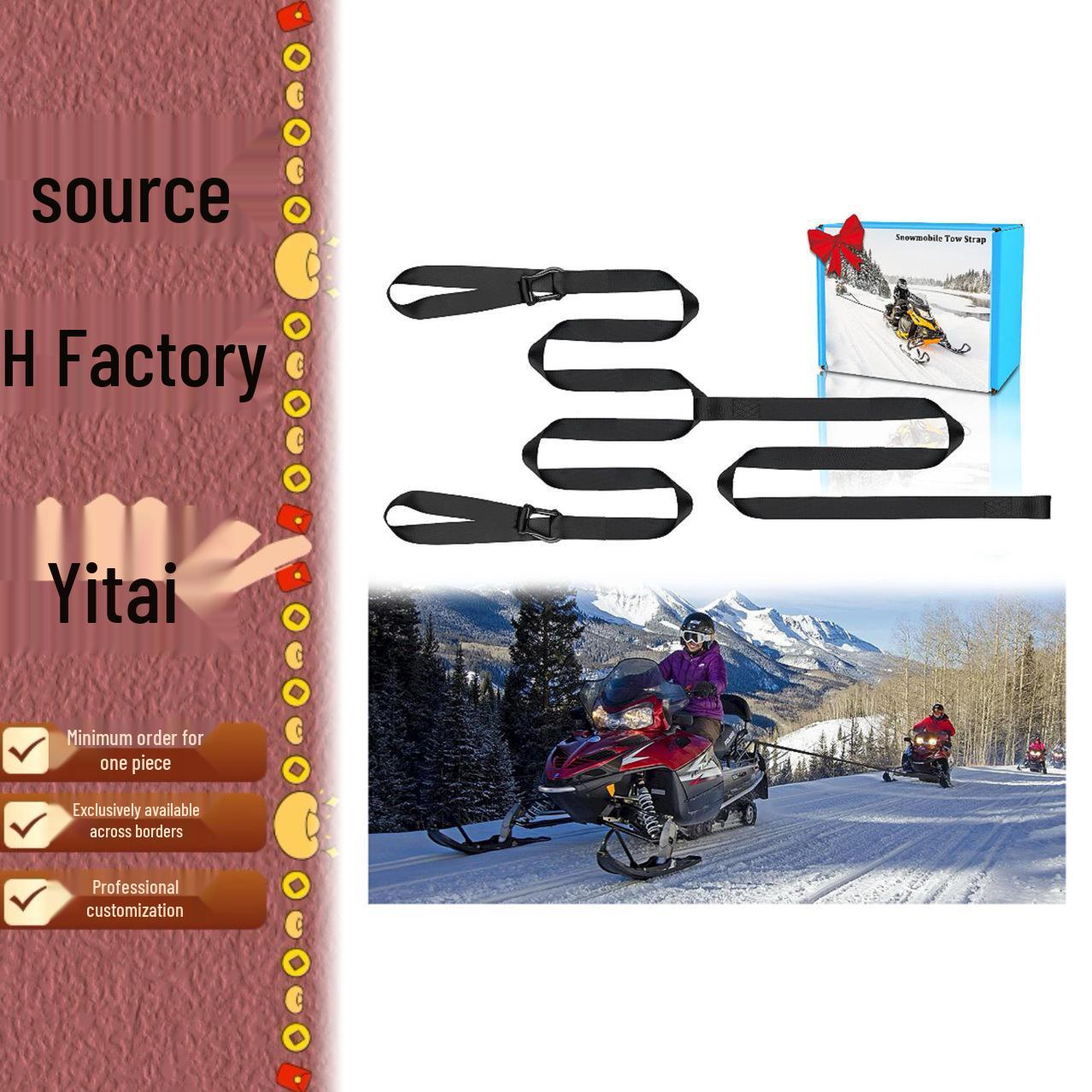 New Botepon Snowmobile Tow Strap with Hook Yiwu
New Botepon Snowmobile Tow Strap with Hook Yiwu