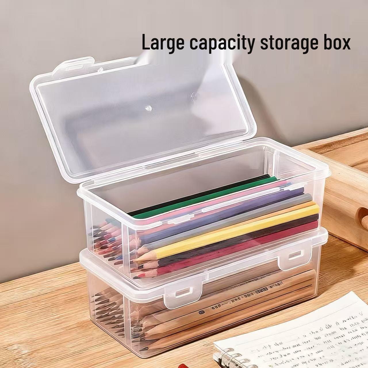 Large Transparent Pencil Case & Pen Holder for Kids Art Supplies
Large Transparent Pencil Case & Pen Holder for Kids Art Supplies