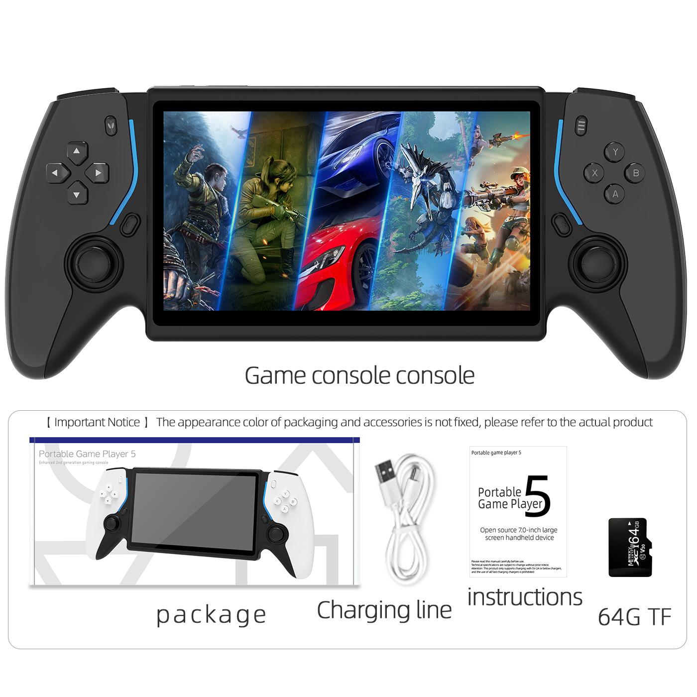 7-inch Dual Joystick Retro Arcade Handheld Game Console
7-inch Dual Joystick Retro Arcade Handheld Game Console