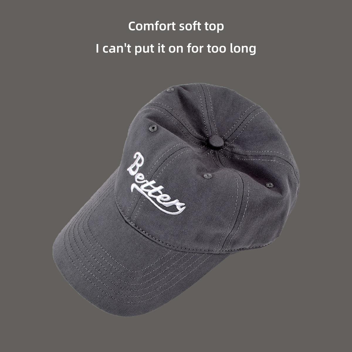 New hat men s sunscreen spring and autumn big standard baseball cap sunshade duck tongue sun hat women show small face Adjustable чорний
New hat men s sunscreen spring and autumn big standard baseball cap sunshade duck tongue sun hat women show small face Adjustable чорний