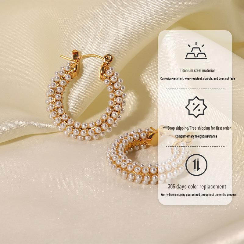 Серьги Qixi Light Luxury с коралловым жемчугом - Не выцветающие, Нишевый дизайн, Французский ретро женский аксессуар 18K Gold Coral Pearl Earrings
Серьги Qixi Light Luxury с коралловым жемчугом - Не выцветающие, Нишевый дизайн, Французский ретро женский аксессуар 18K Gold Coral Pearl Earrings