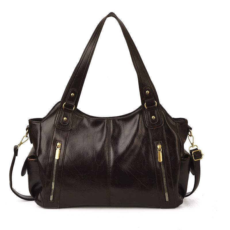 PU Tote Bag Women Fashion Shoulder Bag With Gold Zipper Detail Spacious Design Handbag Everyday Use кавовий
PU Tote Bag Women Fashion Shoulder Bag With Gold Zipper Detail Spacious Design Handbag Everyday Use кавовий