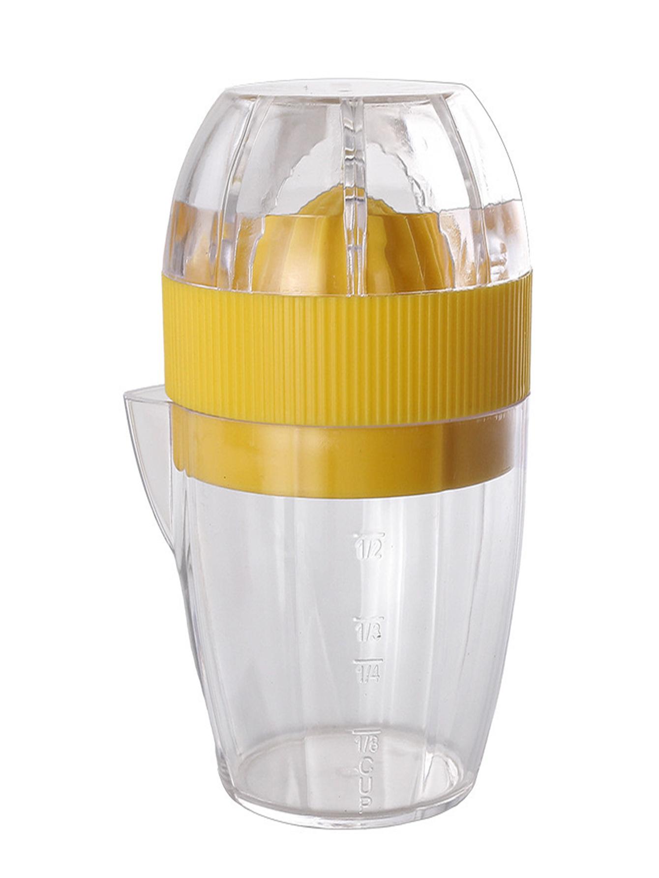 1Pc Multifunctional Manual Juicer with Built-In Measuring Cup,For Lemon,Lime,Orange,Home,Office & Camping Kitchen Gadgets жовтий
1Pc Multifunctional Manual Juicer with Built-In Measuring Cup,For Lemon,Lime,Orange,Home,Office & Camping Kitchen Gadgets жовтий
