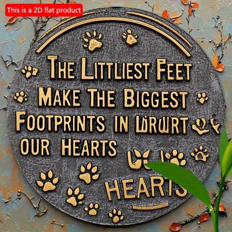 2d Flat 20*20cm, the Smallest Foot, Leaves The Largest Footprint in Our Hearts Circular Wooden Decoration, Suitable for Homes, Living Rooms, Offices 20*20cm
2d Flat 20*20cm, the Smallest Foot, Leaves The Largest Footprint in Our Hearts Circular Wooden Decoration, Suitable for Homes, Living Rooms, Offices 20*20cm