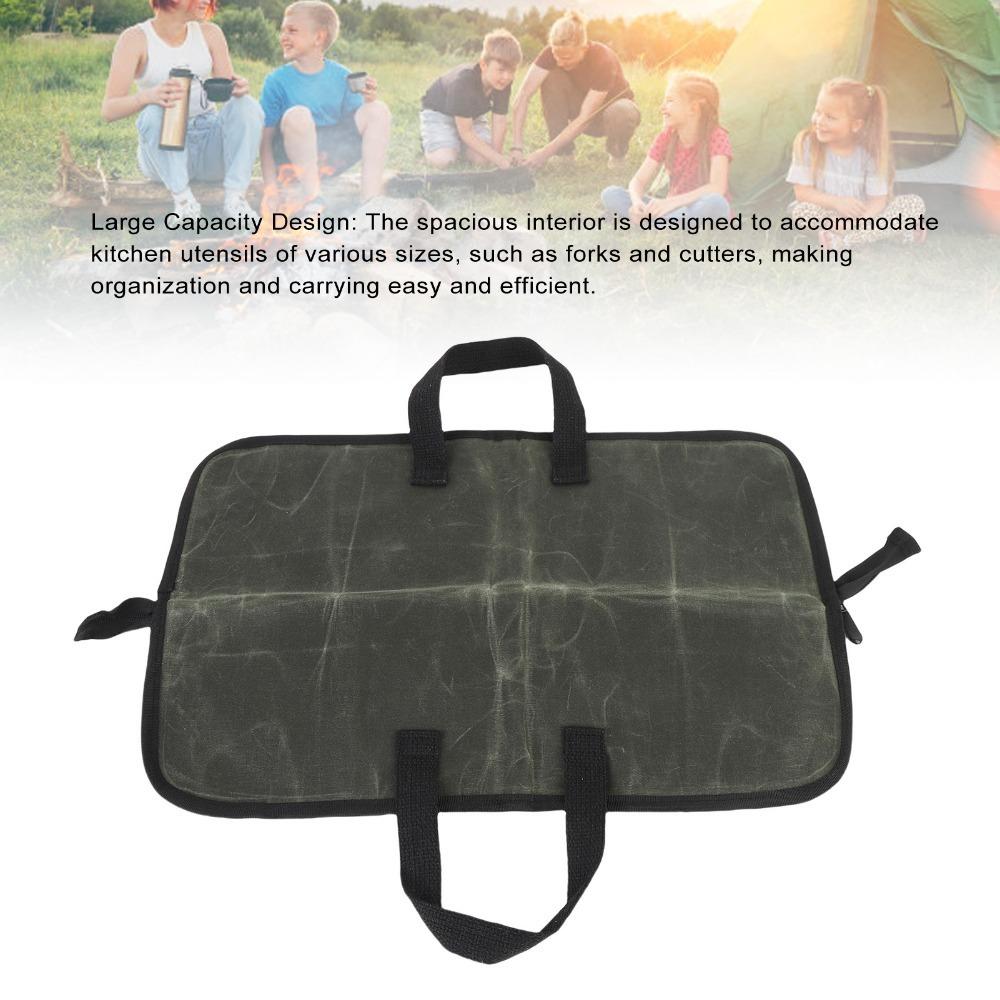 Waxed Canvas Chef Tool Storage Bag Waterproof Portable Knife Case Durable Knife Roll Bag for Chefs зелений
Waxed Canvas Chef Tool Storage Bag Waterproof Portable Knife Case Durable Knife Roll Bag for Chefs зелений