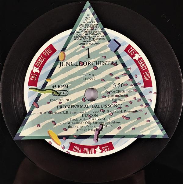 12inch Record JUNGLE ORCHESTRA - Probier s Mal (Balu s Song) 6559296 CBS, CBS Dance 1990 Germany Dance & Electronica Used
12inch Record JUNGLE ORCHESTRA - Probier s Mal (Balu s Song) 6559296 CBS, CBS Dance 1990 Germany Dance & Electronica Used