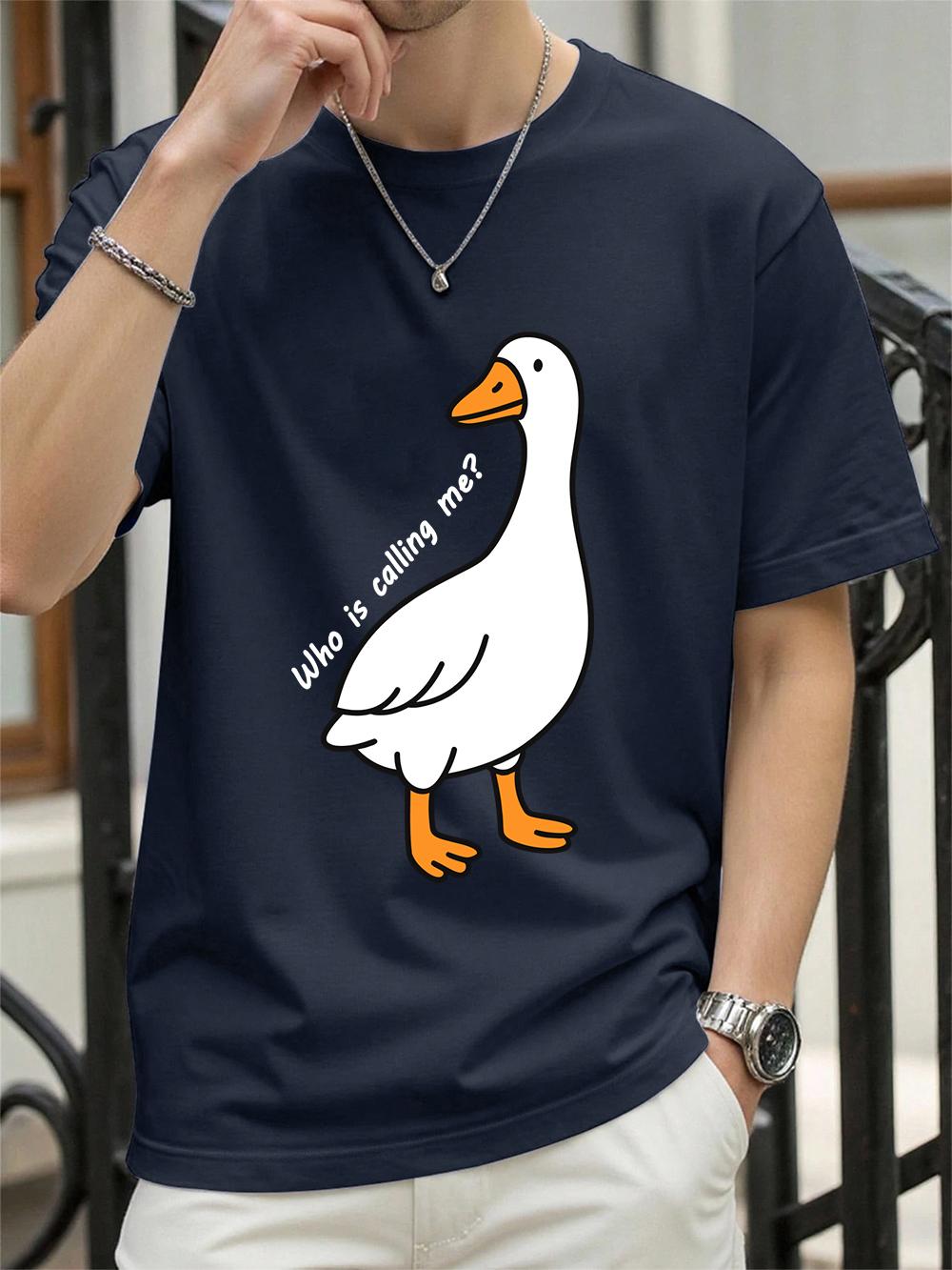 Who Is Calling Goose Printed TShirts Womens Cotton Summer Short Sleeve T Shirts Soft Loose ONeck Tops Basic Womans Clothes 4XL
Who Is Calling Goose Printed TShirts Womens Cotton Summer Short Sleeve T Shirts Soft Loose ONeck Tops Basic Womans Clothes 4XL