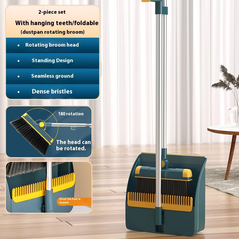 Broom and Dustpan Set with Collapsible Stainless Steel Handle - Soft bristles for hard floors A must have for the living room!
Broom and Dustpan Set with Collapsible Stainless Steel Handle - Soft bristles for hard floors A must have for the living room!