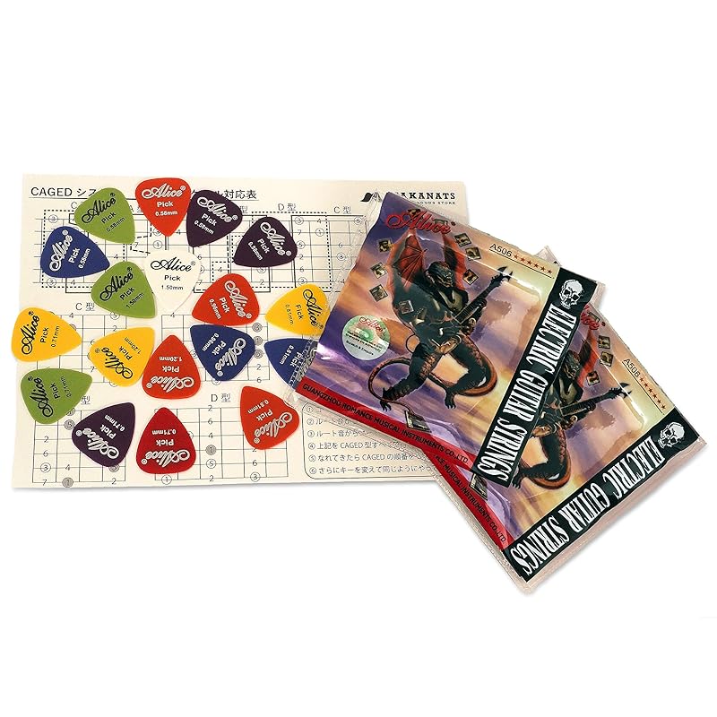 MAKANATS медиатор/струны Demon training set медиатор (6 видов, всего 18 шт.) строка (2 комплекта) Включена таблица соответствия шкалы кодов системы CAGED
MAKANATS медиатор/струны Demon training set медиатор (6 видов, всего 18 шт.) строка (2 комплекта) Включена таблица соответствия шкалы кодов системы CAGED