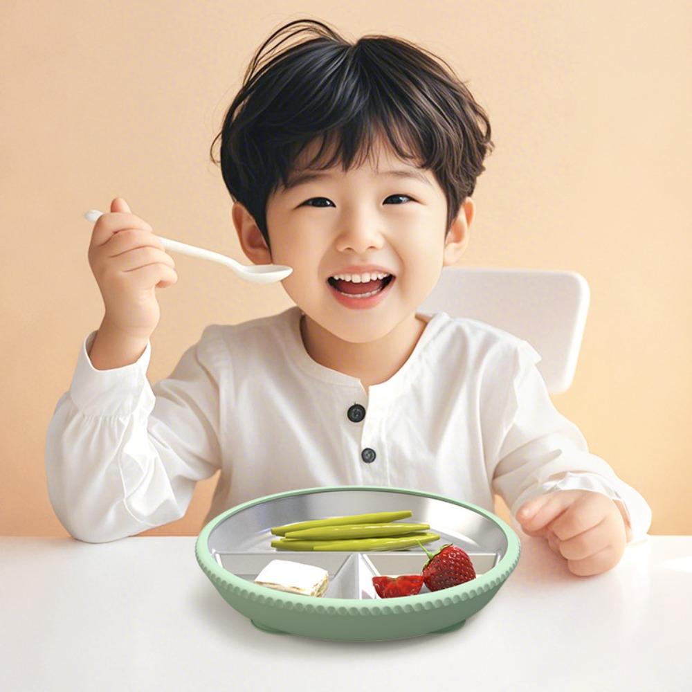 Detachable Baby Sucker Dining Plate 304 Stainless Steel Children 3 Grids Dishes For Toddlers синій
Detachable Baby Sucker Dining Plate 304 Stainless Steel Children 3 Grids Dishes For Toddlers синій