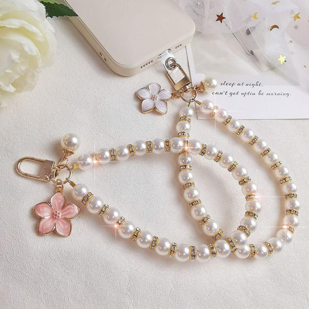 Pearl Cell Phone Strap Bracelet Chain Phone Wrist Strap Fashion Mobile Phone Lanyard Jewelry Gift чорний
Pearl Cell Phone Strap Bracelet Chain Phone Wrist Strap Fashion Mobile Phone Lanyard Jewelry Gift чорний