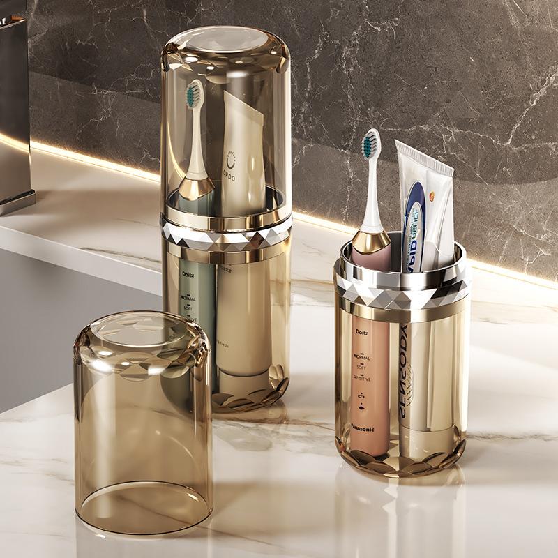 Travel mouthwash cup portable washing set brushing cup electric toothbrush storage box essential artifact for travel чорний
Travel mouthwash cup portable washing set brushing cup electric toothbrush storage box essential artifact for travel чорний