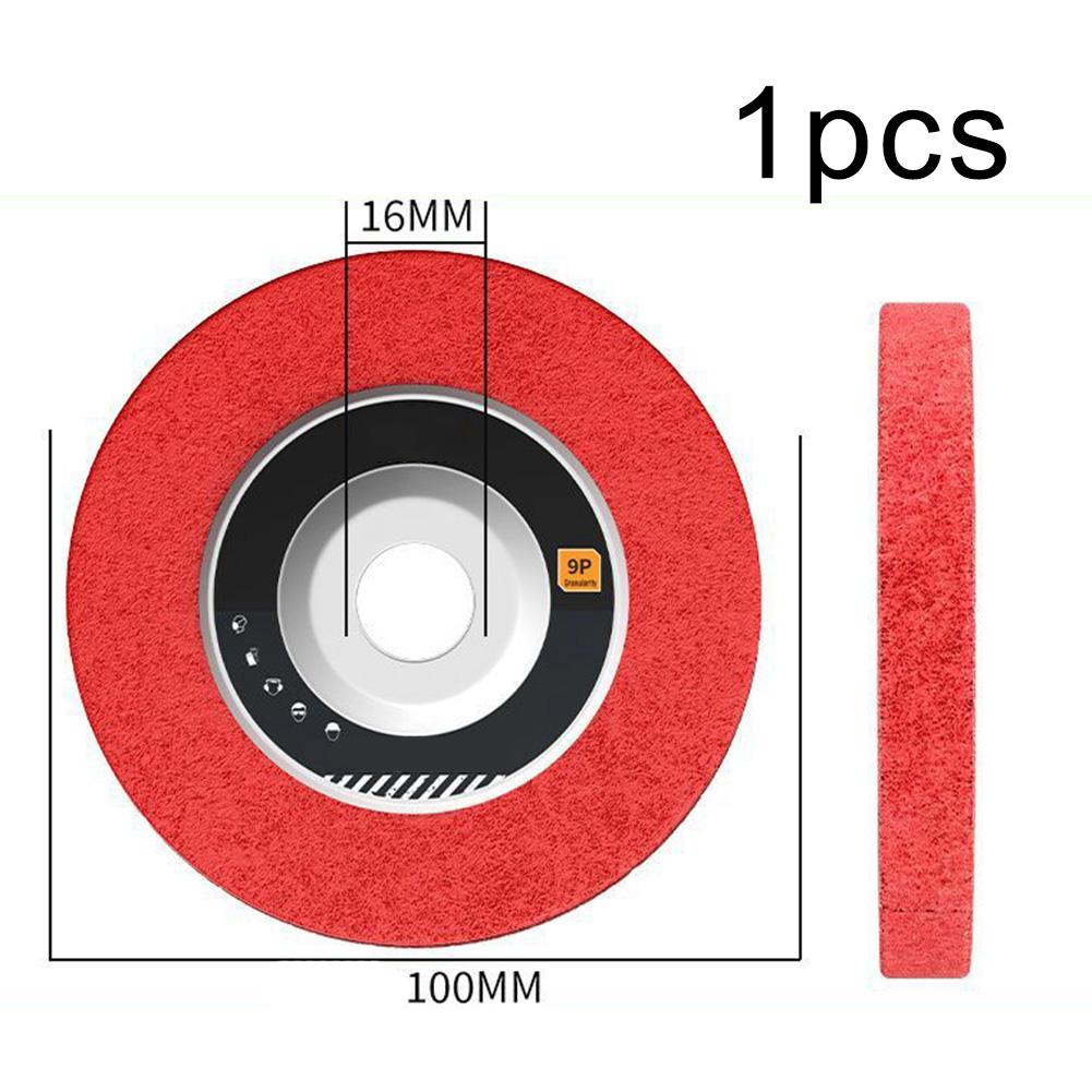 100mm Nylon Fiber Polishing Wheel Non Woven Abrasive Disc 4 Grinding Polishing Wheel For Metals Ceramics Marble Wood Crafts червоний
100mm Nylon Fiber Polishing Wheel Non Woven Abrasive Disc 4 Grinding Polishing Wheel For Metals Ceramics Marble Wood Crafts червоний