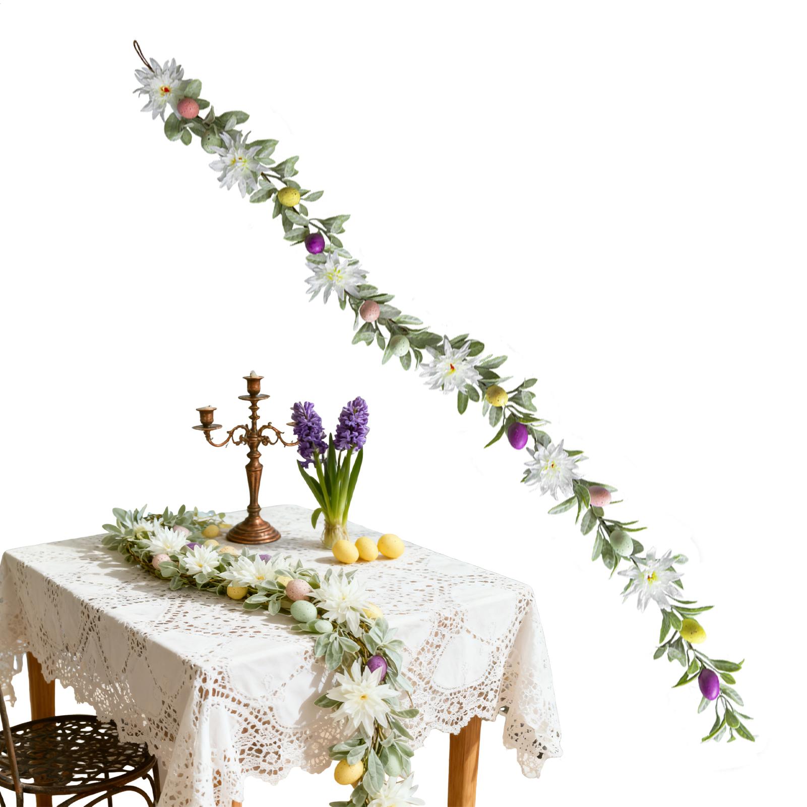 180cm Easter Simulated Rattan Bunny Ear Leafs Daisy Easter Egg Decoration Wall Hanging Garland For Spring Party Garden Wedding China Mainland
180cm Easter Simulated Rattan Bunny Ear Leafs Daisy Easter Egg Decoration Wall Hanging Garland For Spring Party Garden Wedding China Mainland