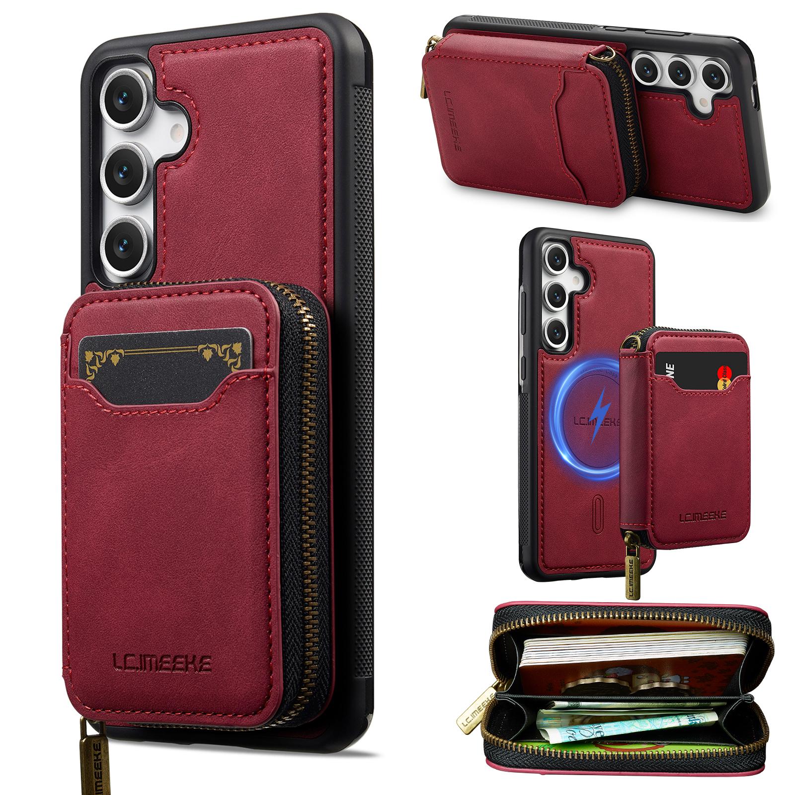 LC.IMEEKE L6 For Samsung Galaxy S23 FE Magnetic Case Detachable Zipper Wallet Leather Coated PC + TPU Phone Cover
LC.IMEEKE L6 For Samsung Galaxy S23 FE Magnetic Case Detachable Zipper Wallet Leather Coated PC + TPU Phone Cover