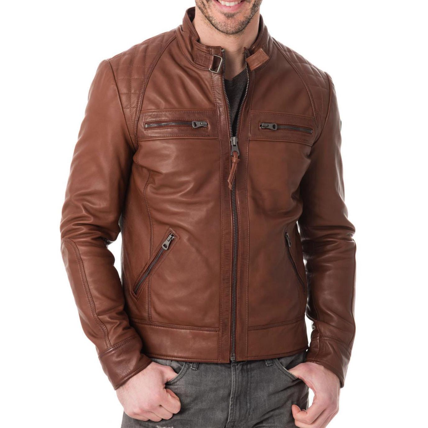 SkinOutfit Men s Genuine Lambskin Tan Leather Jacket Stylish Motorcycle Bomber Biker Outerwear MJ 168 XXXL дубильна кора
SkinOutfit Men s Genuine Lambskin Tan Leather Jacket Stylish Motorcycle Bomber Biker Outerwear MJ 168 XXXL дубильна кора