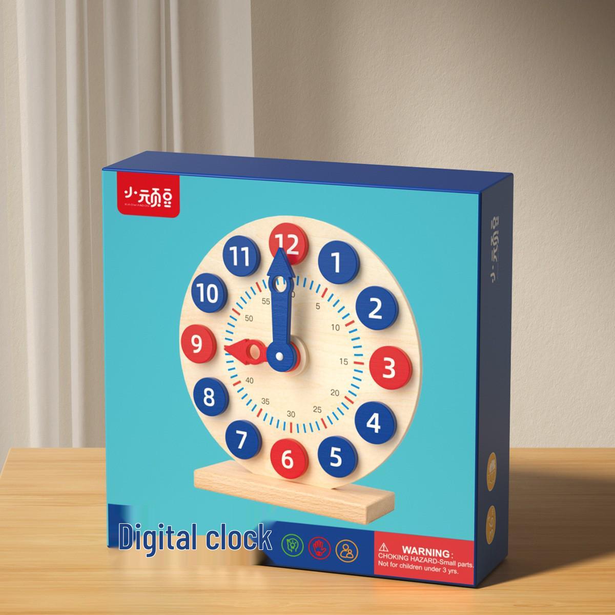 Wooden Educational Alarm Clock Toy for Toddlers and Children - Large Digital Early Learning Timepiece
Wooden Educational Alarm Clock Toy for Toddlers and Children - Large Digital Early Learning Timepiece