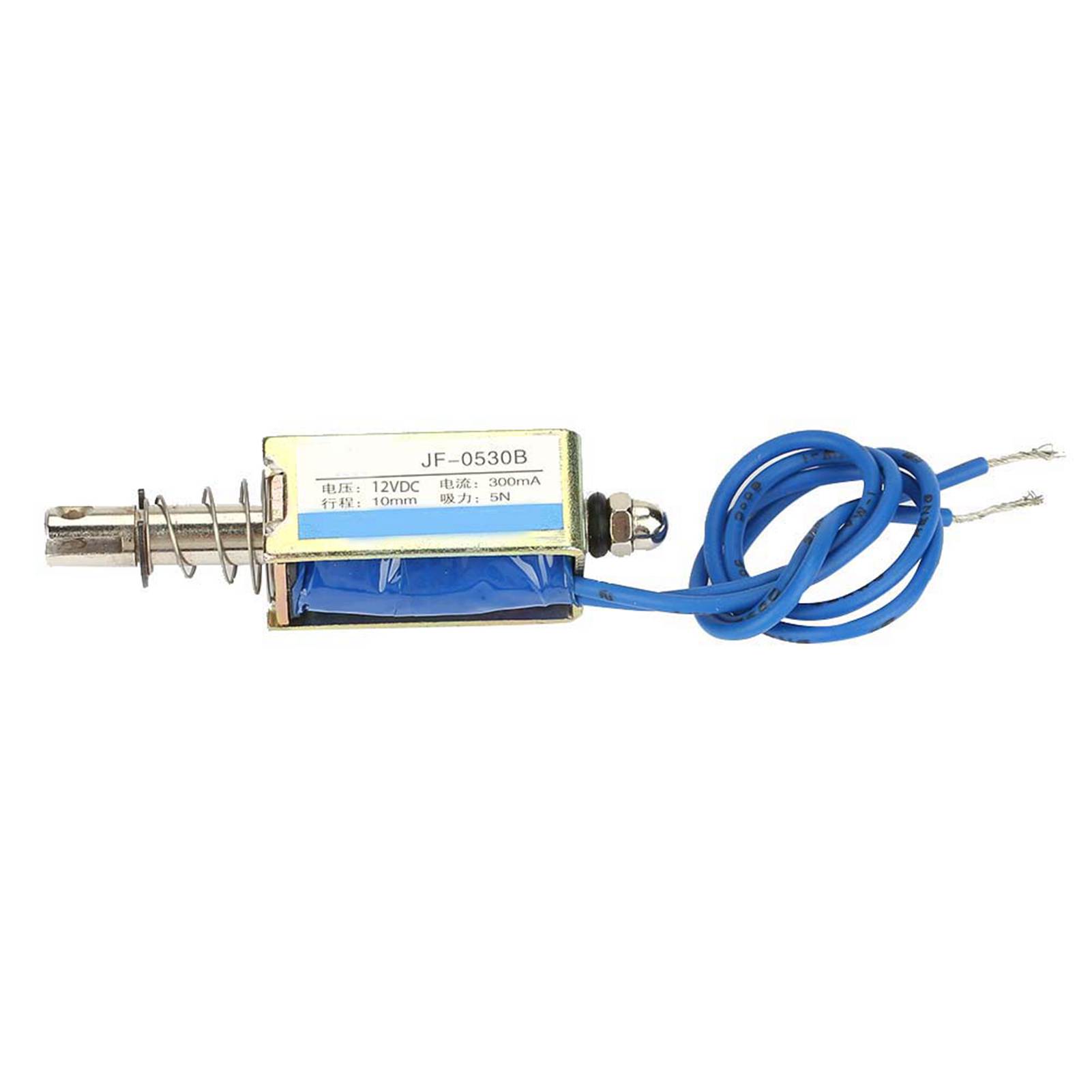 Automation Control 61224V DC 300mA DC Pull Electromagnet 5N Retractable Range 10mm(12V)
Automation Control 61224V DC 300mA DC Pull Electromagnet 5N Retractable Range 10mm(12V)
