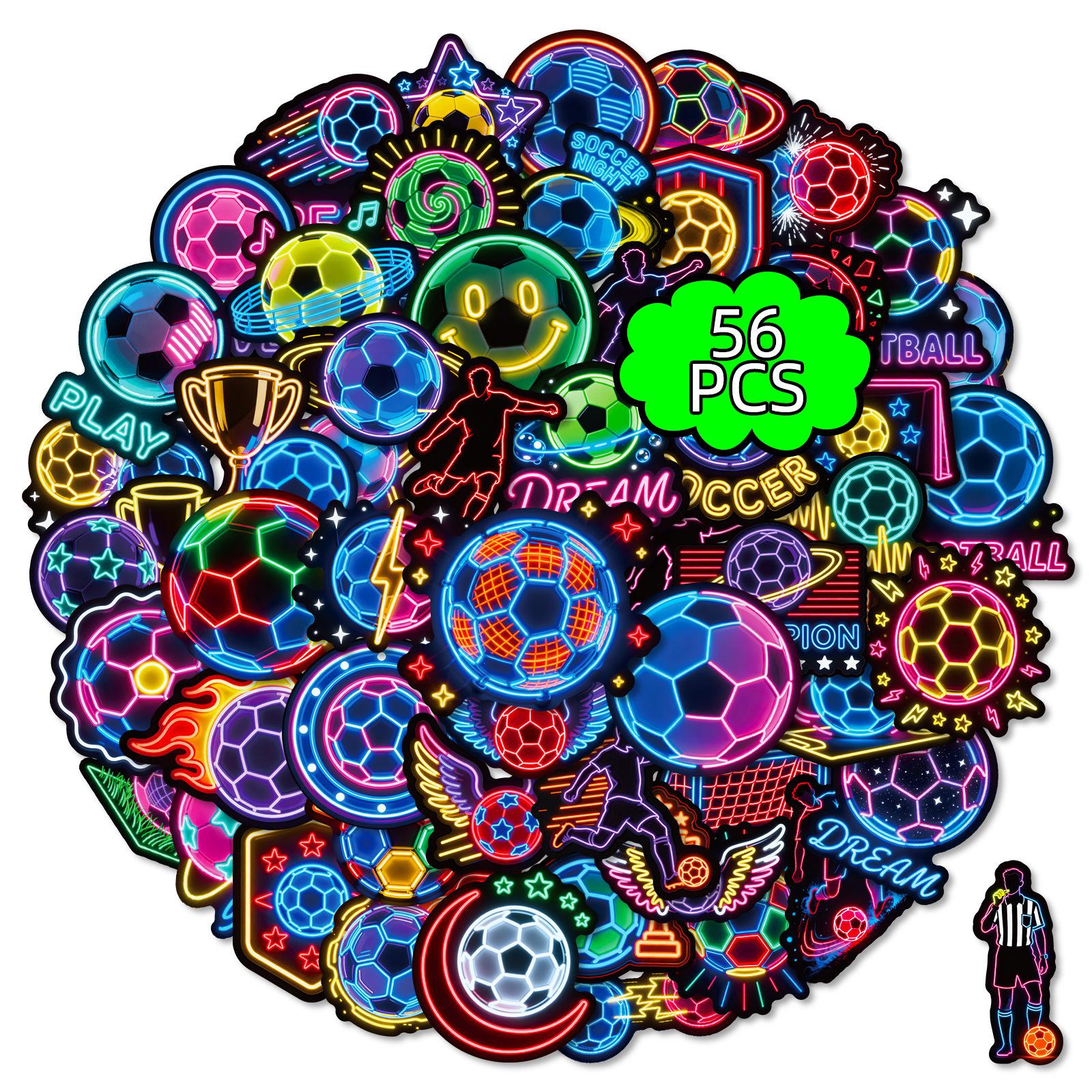 56 Neon Football Series Graffiti Stickers Creative Cartoon Colorful Decorative Hand Account Helmet Stickers
56 Neon Football Series Graffiti Stickers Creative Cartoon Colorful Decorative Hand Account Helmet Stickers