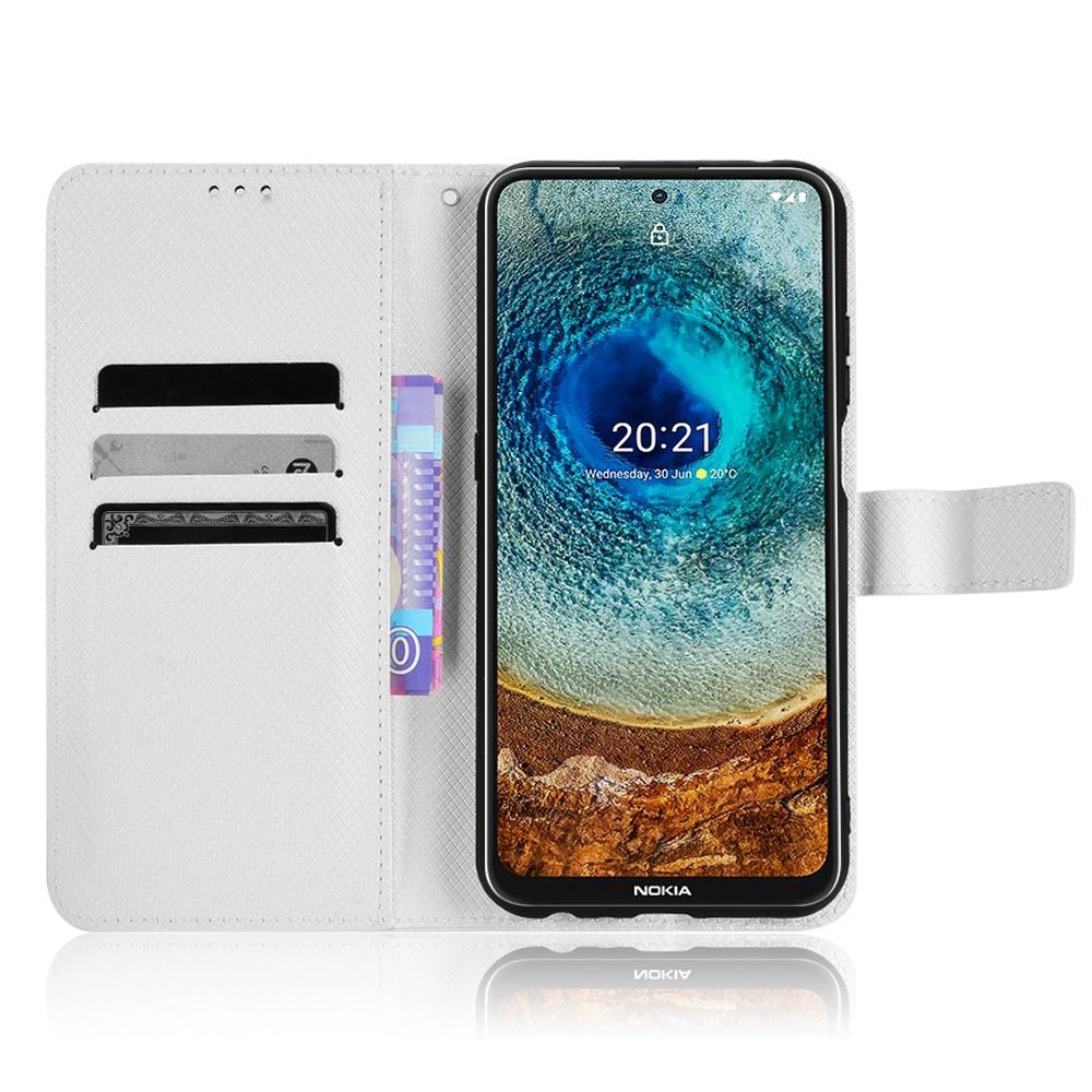 Fall Proof PU Leather Case for Nokia X100/X10/X20 Diamond Texture Wallet Stand Solid Color Magnetic Phone Case White
Fall Proof PU Leather Case for Nokia X100/X10/X20 Diamond Texture Wallet Stand Solid Color Magnetic Phone Case White