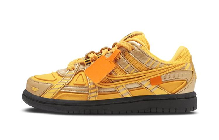 Nike Air Rubber Dunk Off-White University Gold PS CW7410-700 32
Nike Air Rubber Dunk Off-White University Gold PS CW7410-700 32