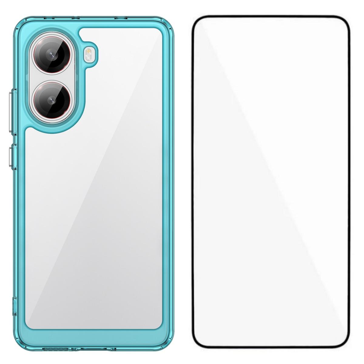 For Xiaomi Redmi Turbo 4 5G/Xiaomi Poco X7 Pro 5G Phone Case WANLONFENG XC Series TPU Acrylic Cover with Tempered Glass (Big Lens Hole) Transparent Blue
For Xiaomi Redmi Turbo 4 5G/Xiaomi Poco X7 Pro 5G Phone Case WANLONFENG XC Series TPU Acrylic Cover with Tempered Glass (Big Lens Hole) Transparent Blue