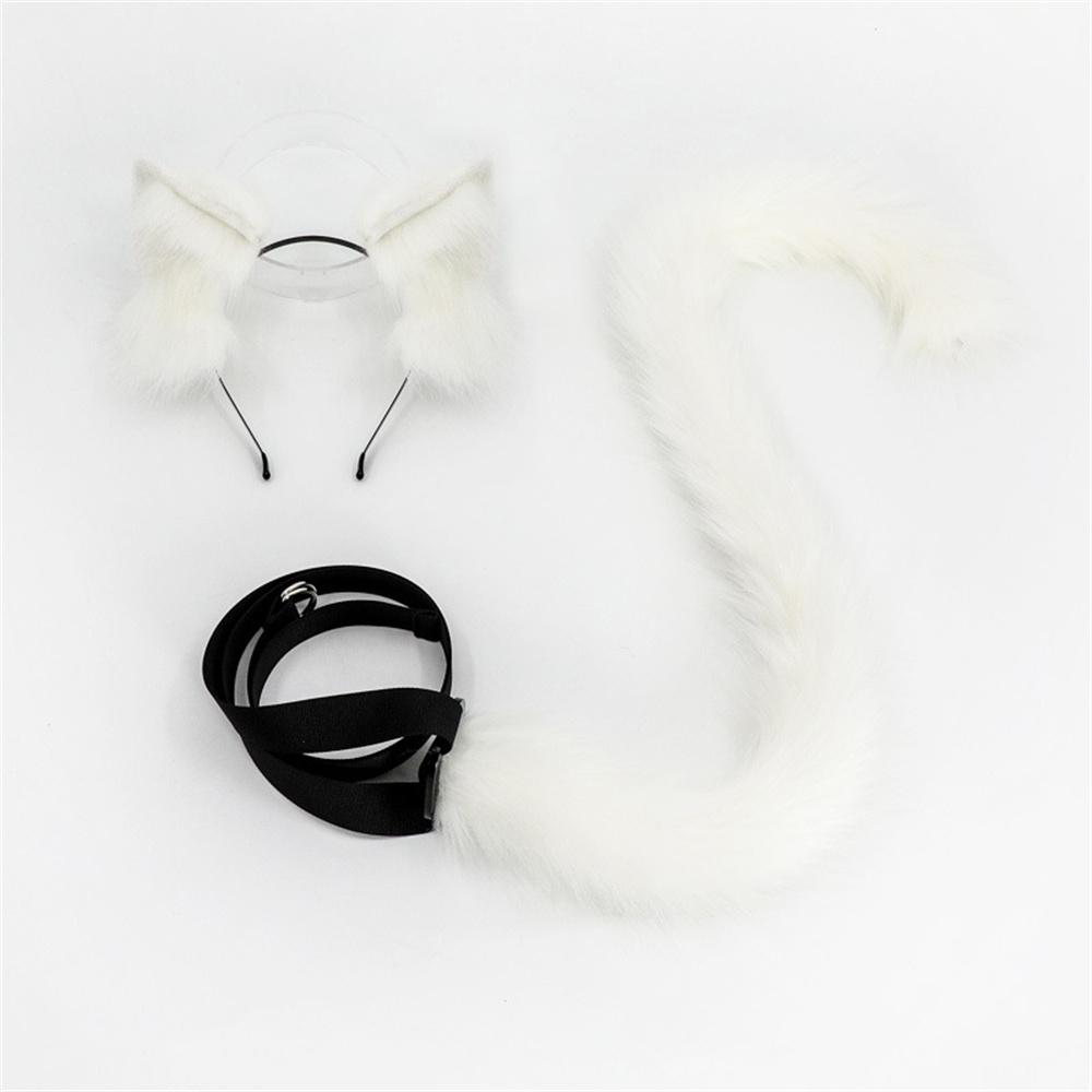 2Pcs/Set Plush Cat Ears Tail Set Realistic Lolita Headband Cat Tail Cosplay Props Hand-Made Simulation Animal Ears ear and tail
2Pcs/Set Plush Cat Ears Tail Set Realistic Lolita Headband Cat Tail Cosplay Props Hand-Made Simulation Animal Ears ear and tail