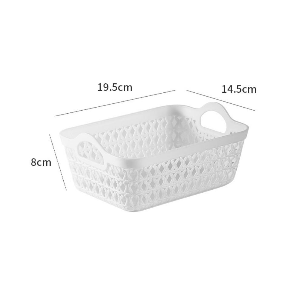 Hollowed Storage Basket Multipurpose Miscellaneous Storage Basket Desktop Organizer S White
Hollowed Storage Basket Multipurpose Miscellaneous Storage Basket Desktop Organizer S White