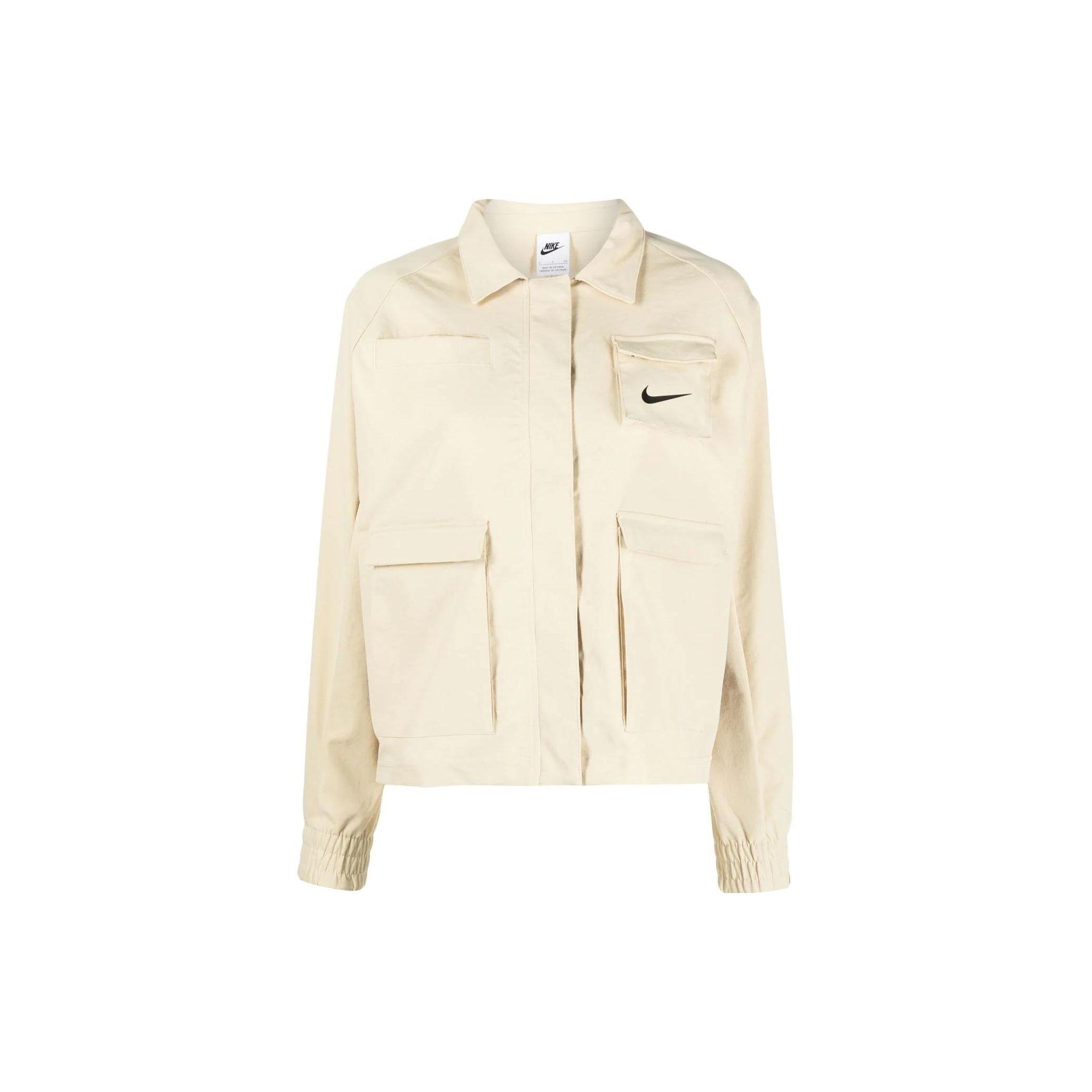 Nike Однотонная куртка-поло с длинным рукавом и принтом логотипа, женские куртки светло-бежевого цвета FD1130-783 S
Nike Однотонная куртка-поло с длинным рукавом и принтом логотипа, женские куртки светло-бежевого цвета FD1130-783 S