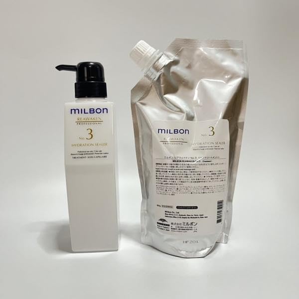 Milbon Reawaken Hydration Sealer 600 г Global Milbon Renewing Salon Treatment Refill с бутылкой Milbon No.3
Milbon Reawaken Hydration Sealer 600 г Global Milbon Renewing Salon Treatment Refill с бутылкой Milbon No.3