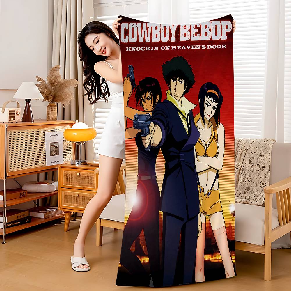Japan Anime Cowboy Bebop Anime Beach Swimming Towel Soft Absorbent Washcloth Children s Gifts For Kids Travel Camping Gym W30*H60(CM)
Japan Anime Cowboy Bebop Anime Beach Swimming Towel Soft Absorbent Washcloth Children s Gifts For Kids Travel Camping Gym W30*H60(CM)