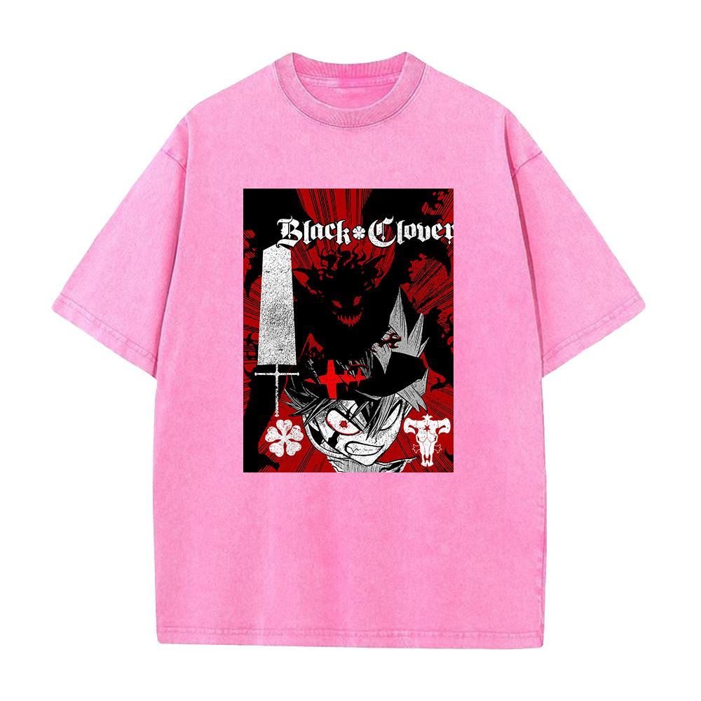 Black Clover Manga Tshirt Asta Anime T Shirt Men Women Vintage Wash Cotton Tee Summer Short Sleeve ONeck Tshirt Clothing S
Black Clover Manga Tshirt Asta Anime T Shirt Men Women Vintage Wash Cotton Tee Summer Short Sleeve ONeck Tshirt Clothing S