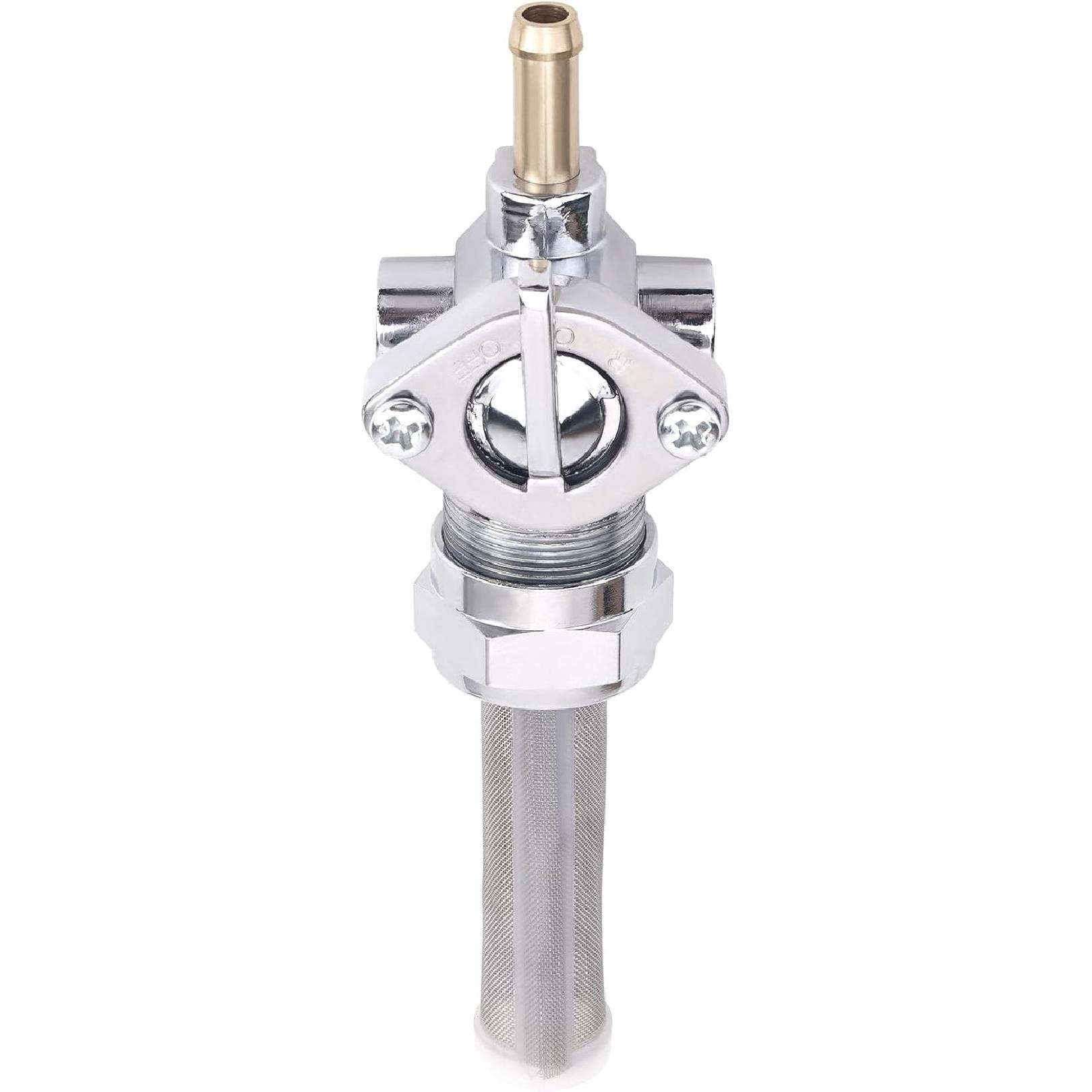 AHL Vertical Inlet Gas Tank Fuel Petcock Shut Off Valve Switch 62167-81 Compatible with Sportster 1200 XLH1200 1988-2003, 883 Custom XL883C Vertical inlet
AHL Vertical Inlet Gas Tank Fuel Petcock Shut Off Valve Switch 62167-81 Compatible with Sportster 1200 XLH1200 1988-2003, 883 Custom XL883C Vertical inlet