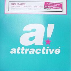 12-дюймовая пластинка SOLITAIRE - Я люблю любовь (Я люблю любовь) - The Mix ATTR002 Привлекательный 2004 Германия Танцевальная и Электронная Б/У
12-дюймовая пластинка SOLITAIRE - Я люблю любовь (Я люблю любовь) - The Mix ATTR002 Привлекательный 2004 Германия Танцевальная и Электронная Б/У