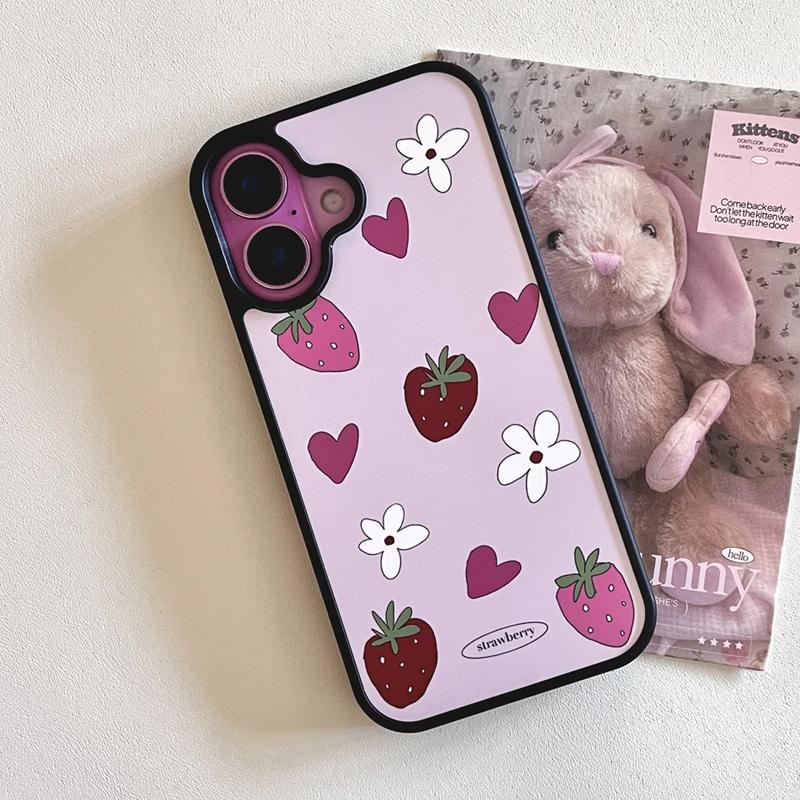 New Korean Pink Fruit Illustration Phone Case For iPhone 17Air 16 15 14 12 13 11 Pro Max XR XS 78Plus Anti Drop Protective Cover For iPhone 15 PRO
New Korean Pink Fruit Illustration Phone Case For iPhone 17Air 16 15 14 12 13 11 Pro Max XR XS 78Plus Anti Drop Protective Cover For iPhone 15 PRO