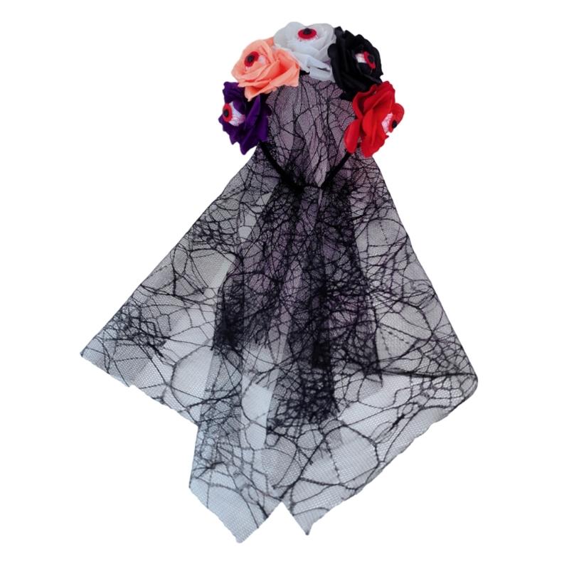 Rose Witch Costume Hair Hoop Gothic Dark Flower Eyeball Hair Styling for Live Show Headband Gothic Carnivals
Rose Witch Costume Hair Hoop Gothic Dark Flower Eyeball Hair Styling for Live Show Headband Gothic Carnivals