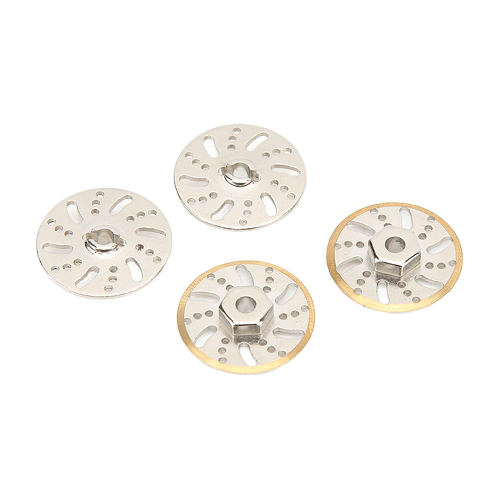 4pcs RC Counter Weight Brake Disc Brass Wheel Weights Hex Adapter for Axial SCX24 Gladiator C10 1/24 RC Car
4pcs RC Counter Weight Brake Disc Brass Wheel Weights Hex Adapter for Axial SCX24 Gladiator C10 1/24 RC Car