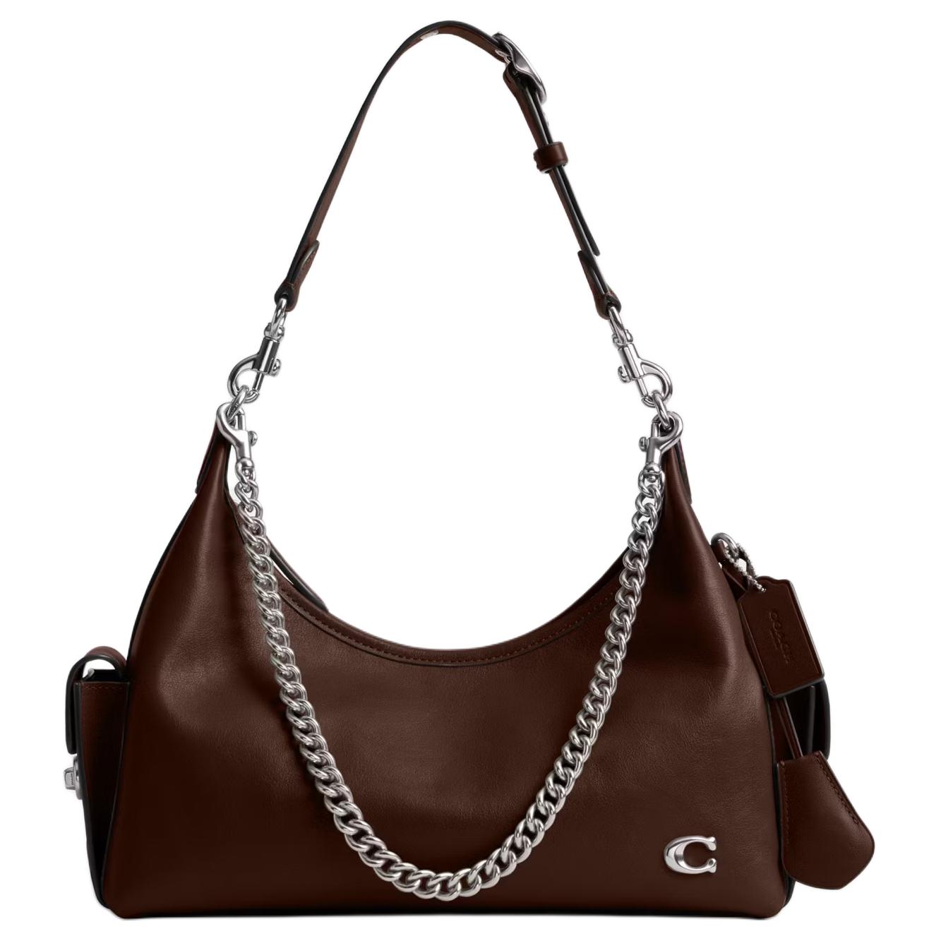 Сумка через плече Coach Pocket Juliet 30 зі шкіри з глянцевим покриттям Мотоциклетна жіноча сумка через плече Сріблясто-коричнева CAM20-LHMPL Basic Set (Bag+Dust Bag)
Сумка через плече Coach Pocket Juliet 30 зі шкіри з глянцевим покриттям Мотоциклетна жіноча сумка через плече Сріблясто-коричнева CAM20-LHMPL Basic Set (Bag+Dust Bag)