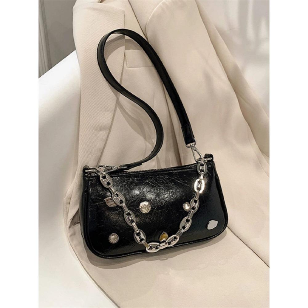 Korean niche underarm bag women s 2023 new summer fashion portable baguette bag high-end versatile shoulder bag чорний
Korean niche underarm bag women s 2023 new summer fashion portable baguette bag high-end versatile shoulder bag чорний
