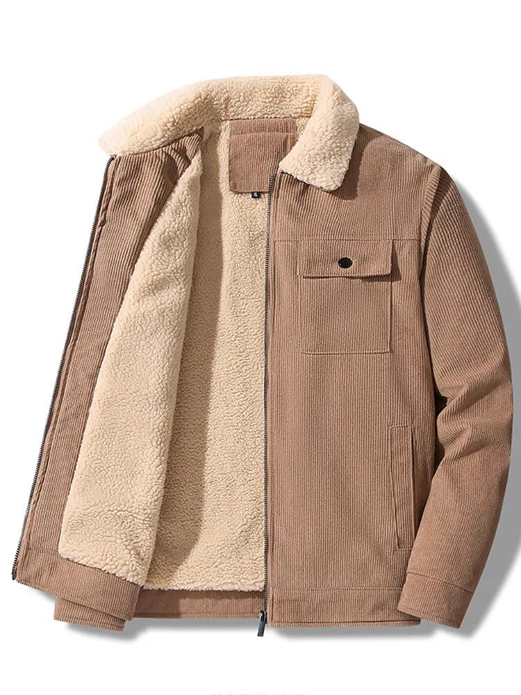 Men s /Winter Corduroy Jacket — Thickened, Fleece-Lined, Lapel-Collar Workwear Jacket With Multiple Pockets XXXXXL хаки
Men s /Winter Corduroy Jacket — Thickened, Fleece-Lined, Lapel-Collar Workwear Jacket With Multiple Pockets XXXXXL хаки