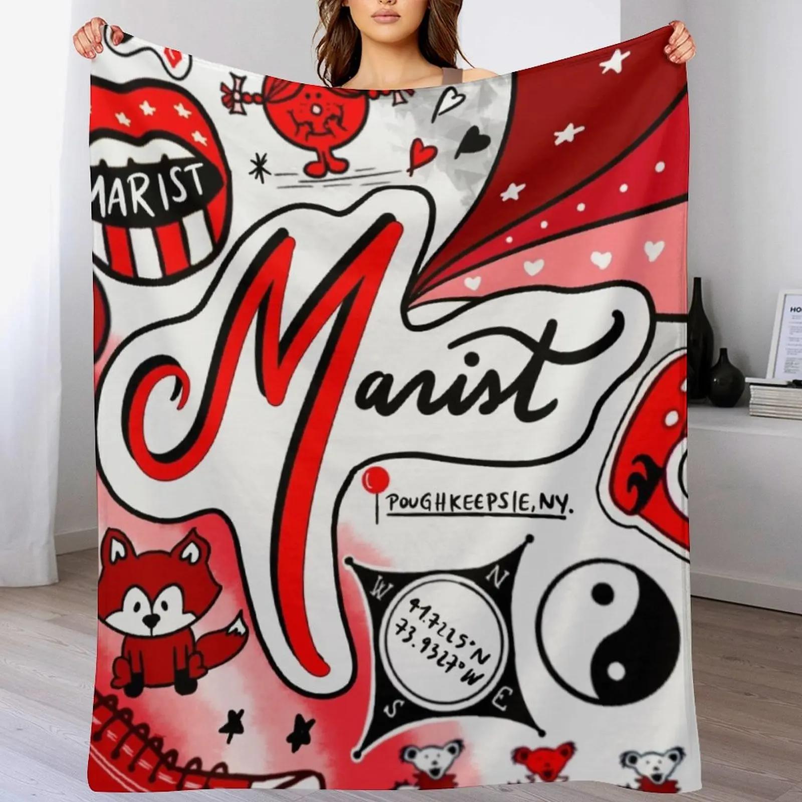 Marist Throw Blanket Long Lasting Soft Plush Blanket for Daily Use 102x76cm(40x30in)
Marist Throw Blanket Long Lasting Soft Plush Blanket for Daily Use 102x76cm(40x30in)