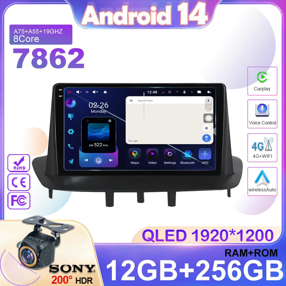 Car Radio Multimedia Play For Renault Megane 3 Fluence Samsung SM3 2008 - 2014 Android 14 Wireless Carplay DSP 48EQ No 2 Din DVD
Car Radio Multimedia Play For Renault Megane 3 Fluence Samsung SM3 2008 - 2014 Android 14 Wireless Carplay DSP 48EQ No 2 Din DVD